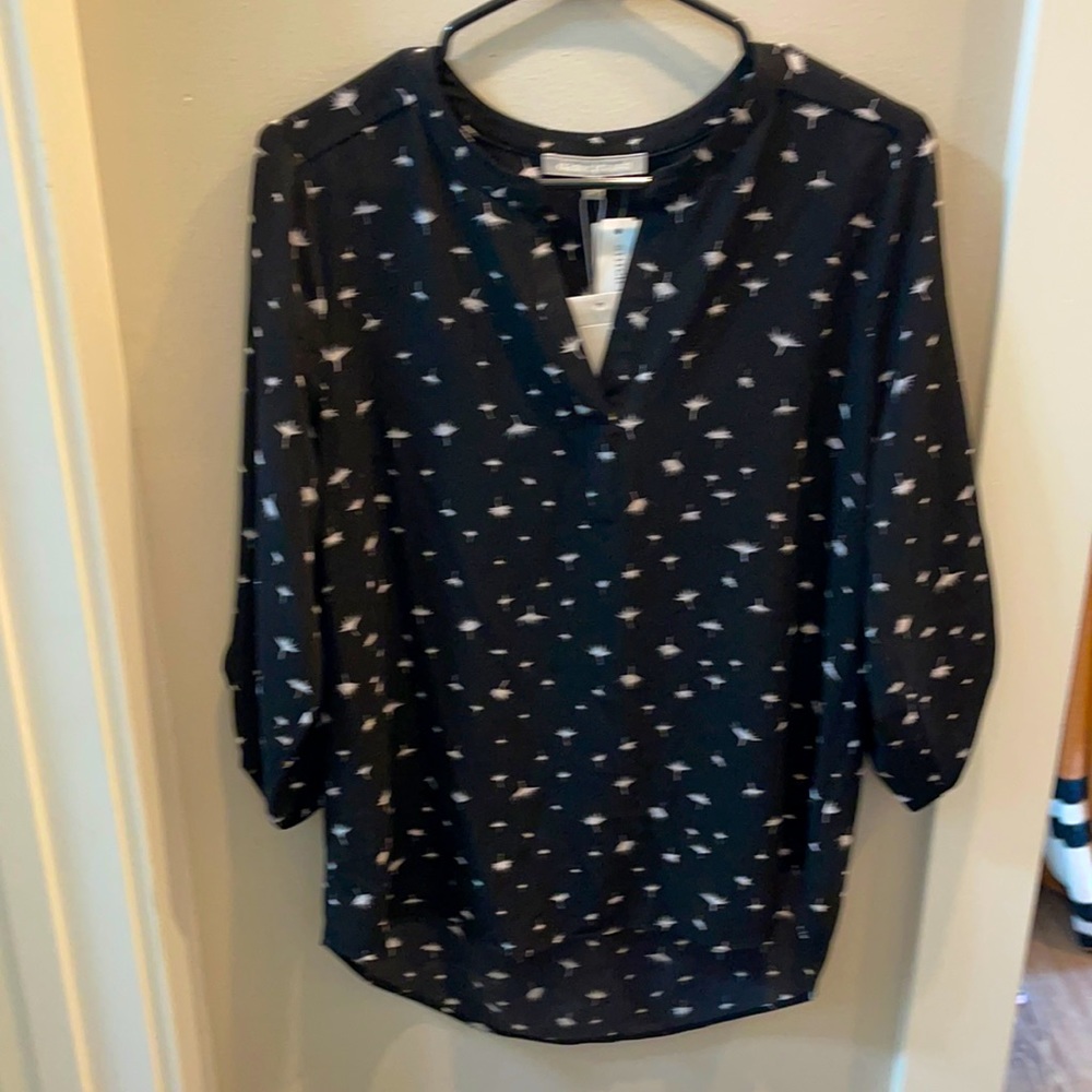 Danielrainn black and white blouse